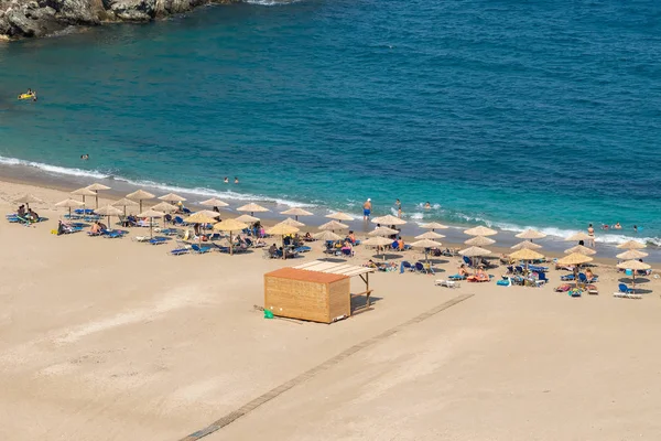 Hermosa Playa Zorgos Isla Andros Grecia — Foto de Stock