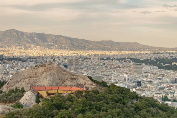그리스 아테네의 도시에 리카베투스의 — 스톡 사진