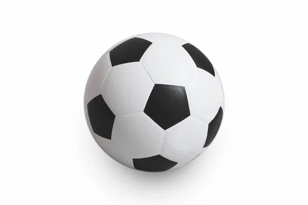 Pallone Calcio Isolato Con Percorso Ritaglio — Foto Stock