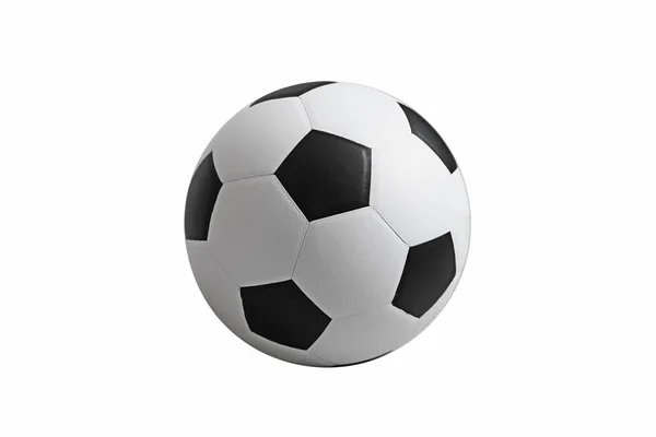 Fotboll Isolerade Med Urklippsbana — Stockfoto