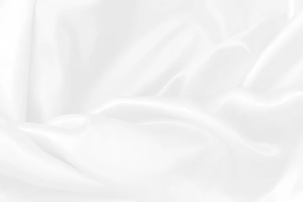 Biała tkanina tło abstrakcyjne z falami. miękka ostrość — Zdjęcie stockowe