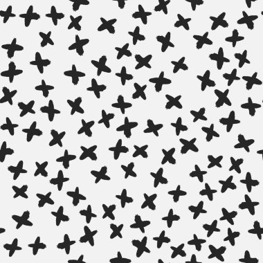 Geometrik Dikişsiz el çizilmiş desen