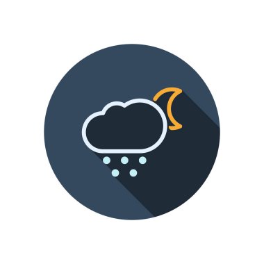 Uzun gölgeli hava simgesi