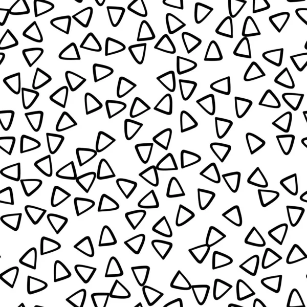 幾何学的なシームレスな手描きパターン — ストックベクタ