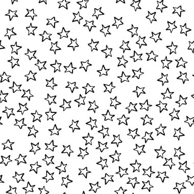 Geometrik Dikişsiz el çizilmiş desen