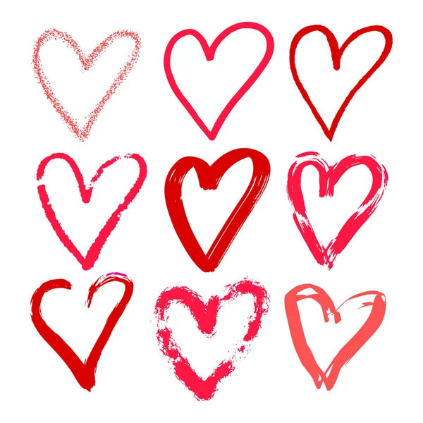 Kalpler çizilmiş seti ver. Kuluçkalık fırça, marker,