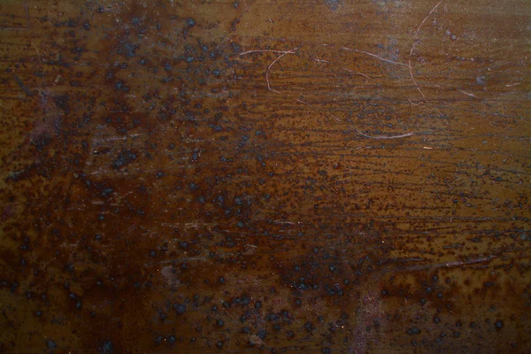 Rusty vieille texture de fer avec des dommages mécaniques — Photo