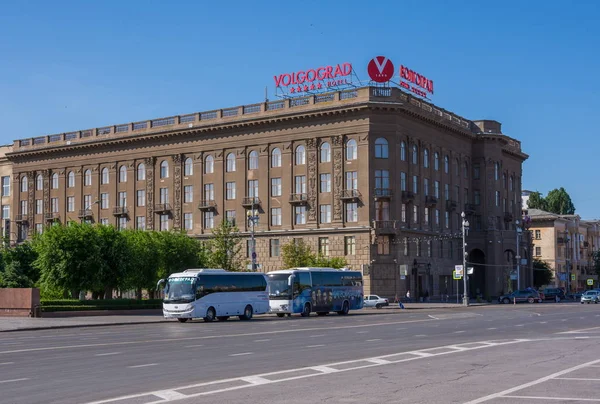 Volgogrado Rússia Maio 2018 Vista Hotel Volgograd Mira Street Volgograd — Fotografia de Stock