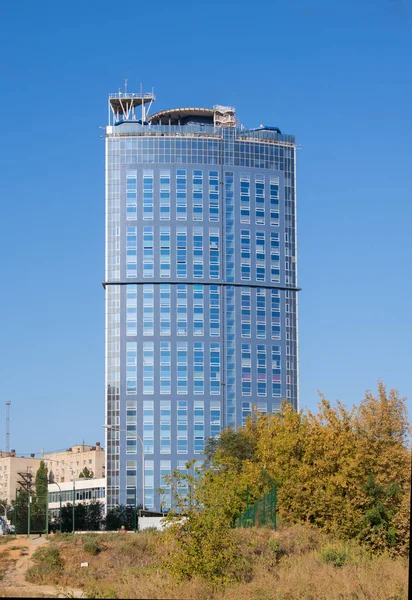 Volgograd. Russia-September 12, 2019. The building of the business center "Volgograd City" — Stock Photo, Image