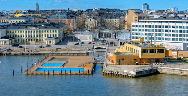 Helsinki Finlândia Maio 2017 Allas Seapool Livre South Harbour Helsinki — Fotografia de Stock