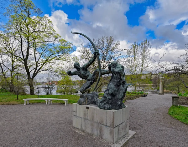 Stockholm Suécia Maio 2017 Escultura Bronze Herakles Archer Antoine Bourdelle — Fotografia de Stock