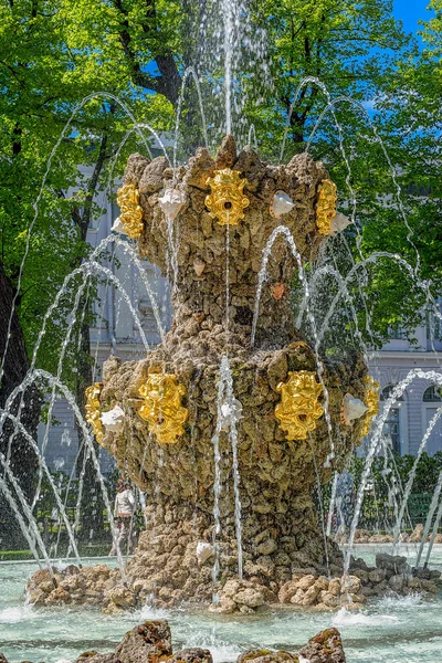Petersburg Rusia Junio 2017 Fuente Koronny Crown 1725 Mikhail Zemtsov — Foto de Stock