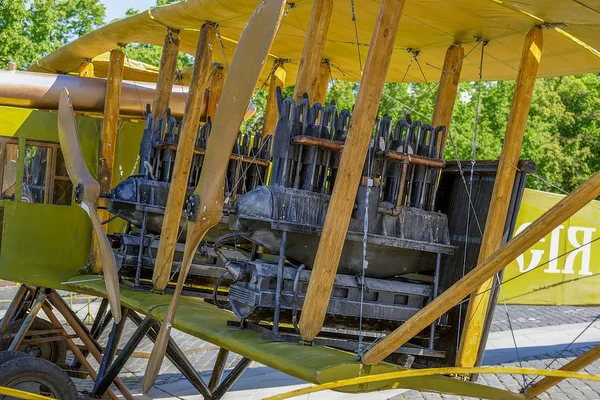 Petersburg Russie Juin 2017 Vue Rapprochée Des Moteurs Bombardier Lourd — Photo