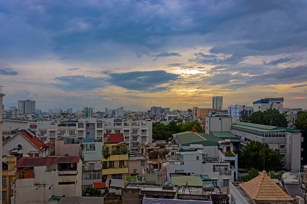 Chi Minh City Saigon Vietnam Maggio 2017 Vista Panoramica Sul — Foto Stock