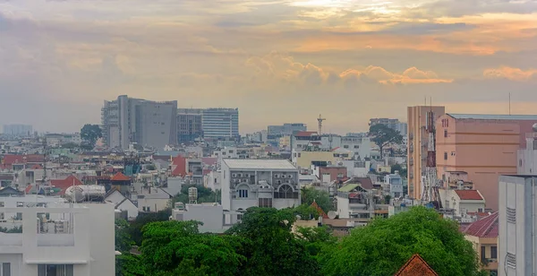 Chi Minh City Saigon Vietnam Mayo 2017 Vista Desde Azotea — Foto de Stock