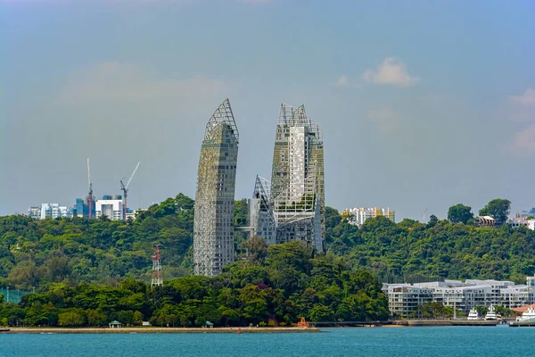 Singapur Singapur Mayo 2017 Keppel Bay Waterfront Luxury Residential Waterfront — Foto de Stock