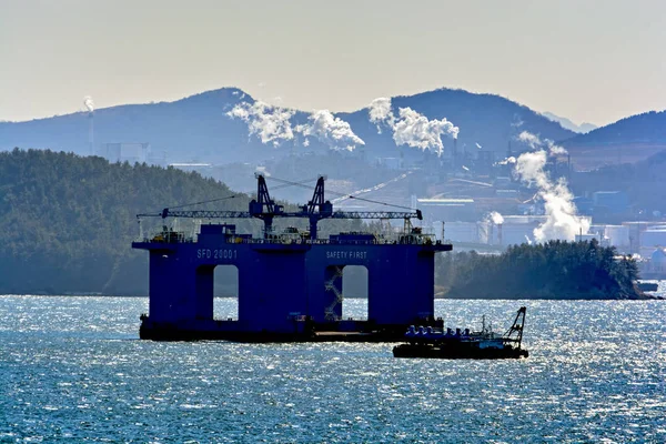 Gwangyang Corea Del Sur Febrero 2017 700 Tlc Caisson Flotante —  Fotos de Stock