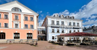 Pskov, Rusya Federasyonu - Eylül 16, 2017: Çeyrek 