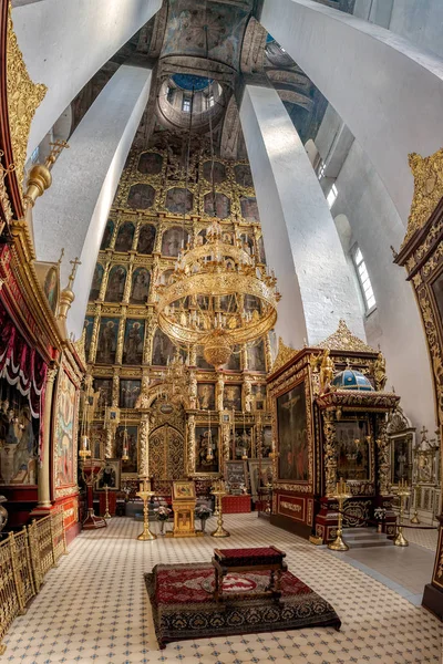 Pskov Russia Setembro 2017 Interior Catedral Trindade Kremlin Pskov Atual — Fotografia de Stock