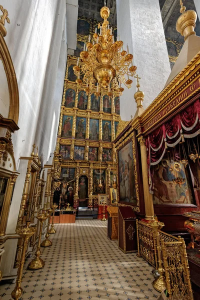 Pskov Russie Sept 2017 Intérieur Cathédrale Trinité Dans Kremlin Pskov — Photo