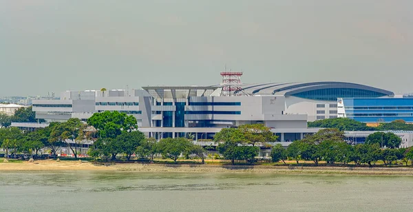 Singapur Malasia Abril 2017 Fachada Costera Del Aeropuerto Changi Singapur —  Fotos de Stock