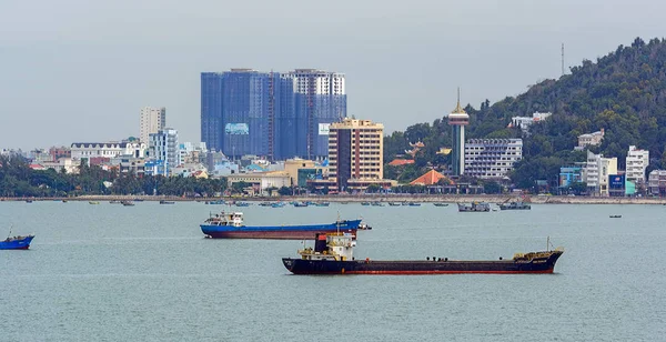 Vung Tau Vietnam Diciembre 2016 Vista Panorámica Ciudad Vietnamita Vung — Foto de Stock