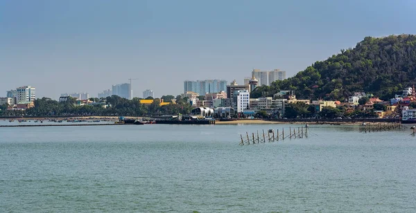 Vung Tau Vietnam Jan 2017 Vinter Panoramautsikt Utsikt Från Havet — Stockfoto