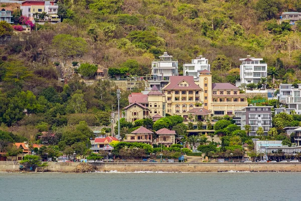 Vung Tau Vietnam Feb 2017 Vinter Panorama Från Havet Till — Stockfoto