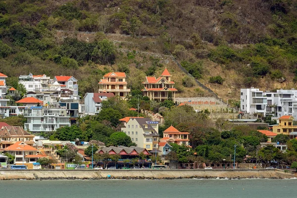 Vung Tau Vietnam Feb 2017 Vinter Panorama Från Havet Till — Stockfoto