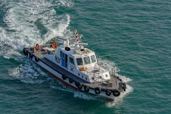 Gwangyang Coréia Sul Dezembro 2017 Barco Piloto Porto Sul Coreano — Fotografia de Stock