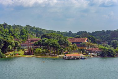 Singapore, Singapur - 21 Aralık 2017: Dışa Singapur kampüs Pulau Ubin Adası üzerinde bağlı..