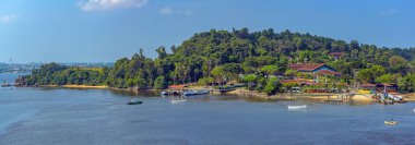 Singapore, Singapur - 09 Mar 2017: Dışa Singapur kampüs Pulau Ubin Adası üzerinde bağlı..