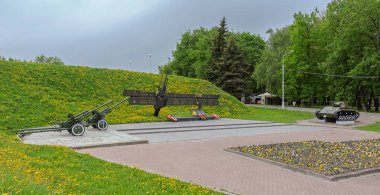Velikiy Novgorod, Rusya Federasyonu - 19 Mayıs 2018: Savaş Anıtı 