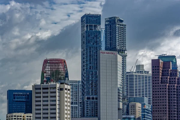 Singapore Singapore September 2017 Bangunan Perumahan Dan Bisnis Pusat Kota — Stok Foto