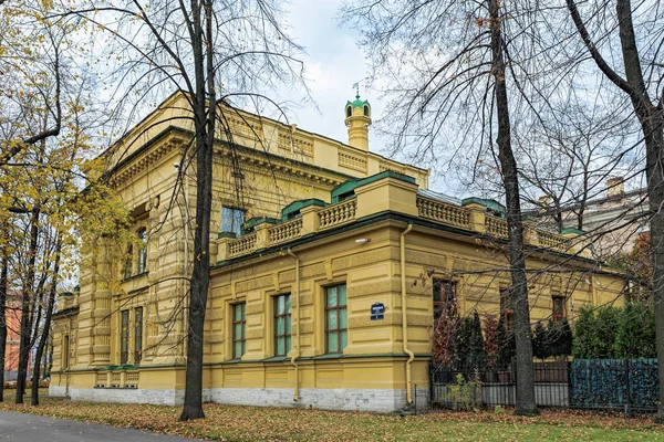 Petersburg Russia Ottobre 2016 Autunno Vista Della Costruzione Della Centrale — Foto Stock