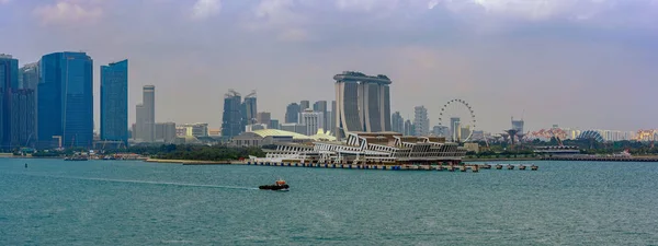 Singapur Singapur Diciembre 2017 Terminal Pasajeros Internacional Marina Bay Cruise — Foto de Stock