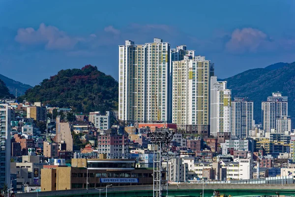 Busan South Korea Nov 2017 Multistorey Residential Contemporary Residential Apartment — Stock Photo, Image
