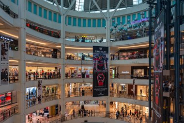 KUALA LUMPUR, MALAYSIA - Jan 17, 2018: Suria KLCC shopping mall in Petronas Towers.