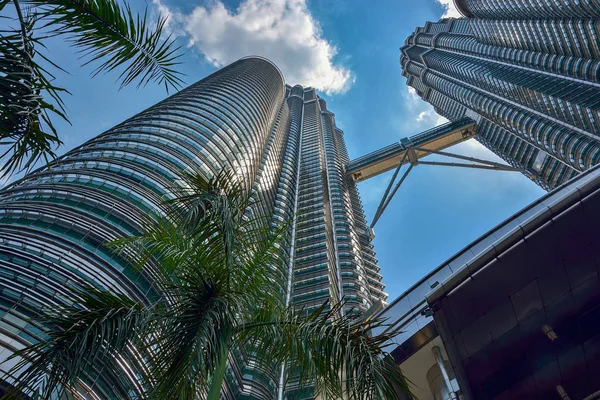 Kuala Lumpur Malasia Enero 2018 Rascacielos Petronas Twin Towers Principal —  Fotos de Stock