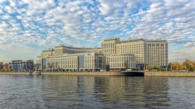 Saint-Petersburg, Rusya-17 Ekim 2018: Yeni elit konut kompleksi 