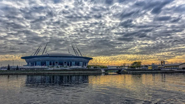 Petersburg Federacja Rosyjska Października 2018 Stadion Saint Petersburg Arena Wyspie — Zdjęcie stockowe