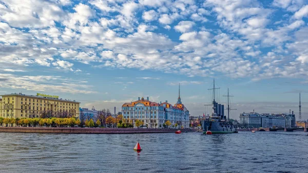 Saint Petersburg Russia Oct 2018 Historical Cruiser Aurora Who Took — Stock Photo, Image