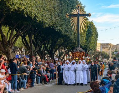 Kutsal hafta ve Paskalya kutlamaları Valletta, Malta.