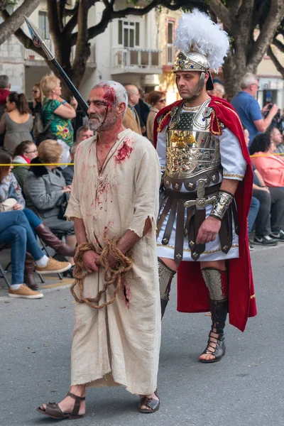 Las celebraciones de Semana Santa y Semana Santa en La Valeta, Malta . —  Fotos de Stock