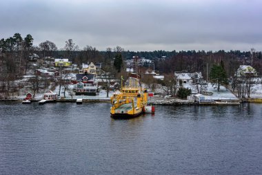 Stockholm Archipelago Gezilecek Yerler kış, Isveç