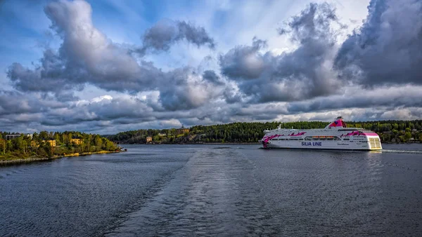 Veerboot schip Baltic Princess zeilen door de Stockholm Archipela — Stockfoto