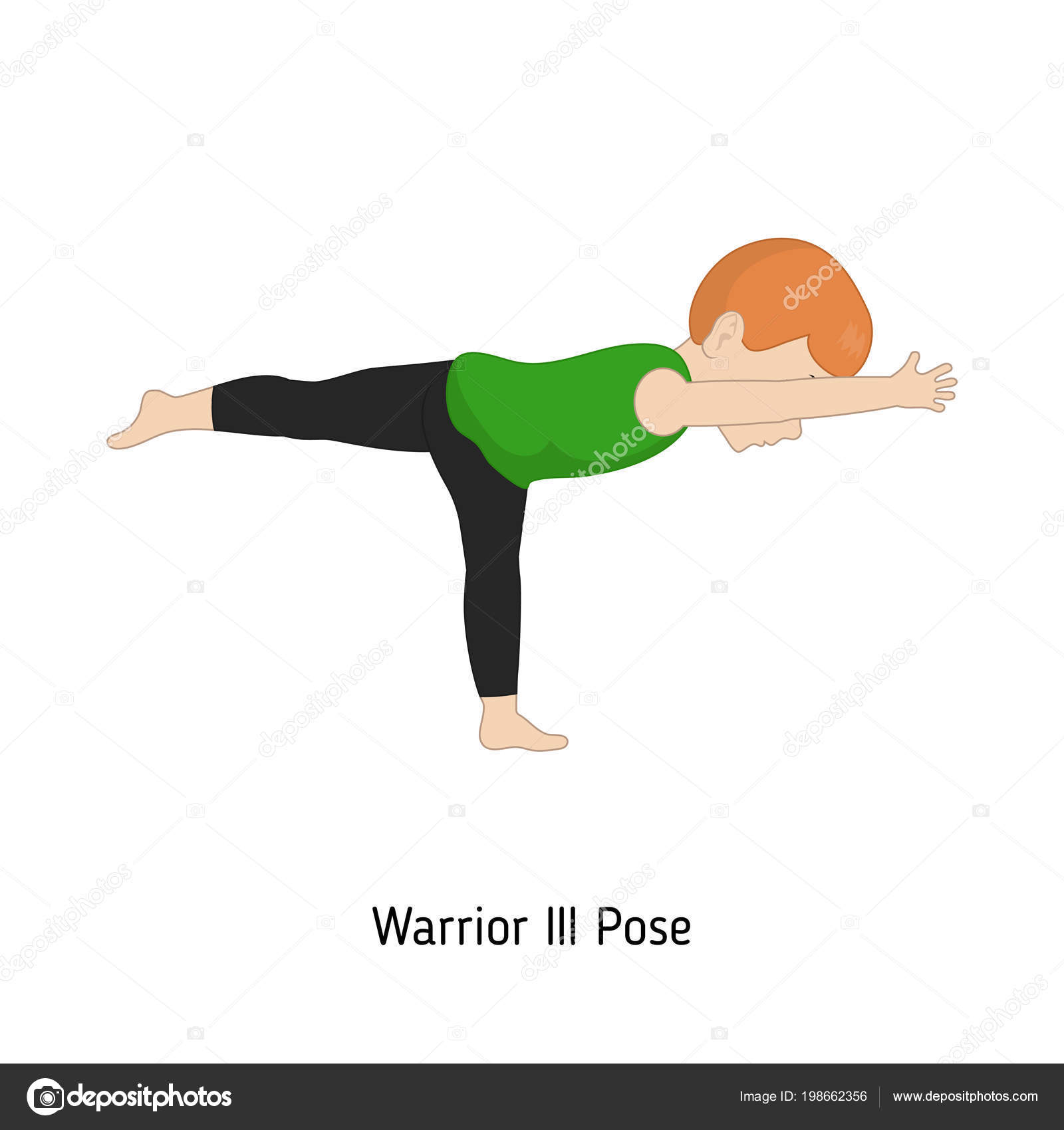 Warrior lll Pose with Yoga Blocks for Balance and Support
