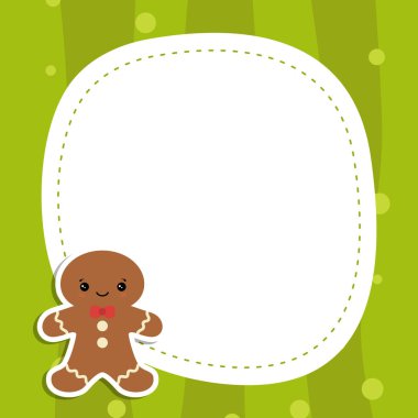 Tanımlama bilgisi ve senin metin için yer ile Noel ve yeni yıl tebrik kartı.