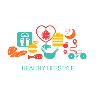 Sağlıklı yaşam tarzı kavramı