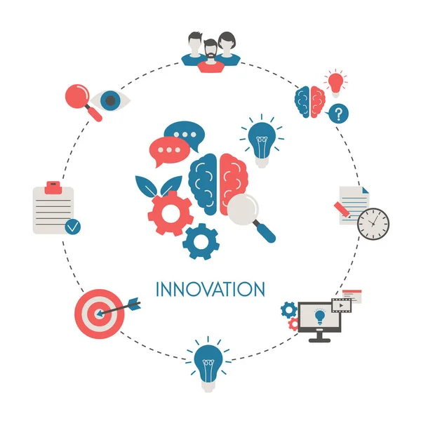 Conceito vetorial de inovação —  Vetores de Stock